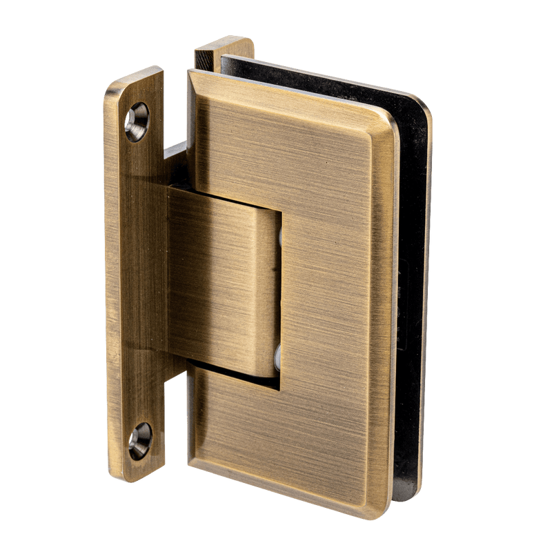 Aurora 90° Wall-to-Glass Adjustable Heavy Duty Hinge