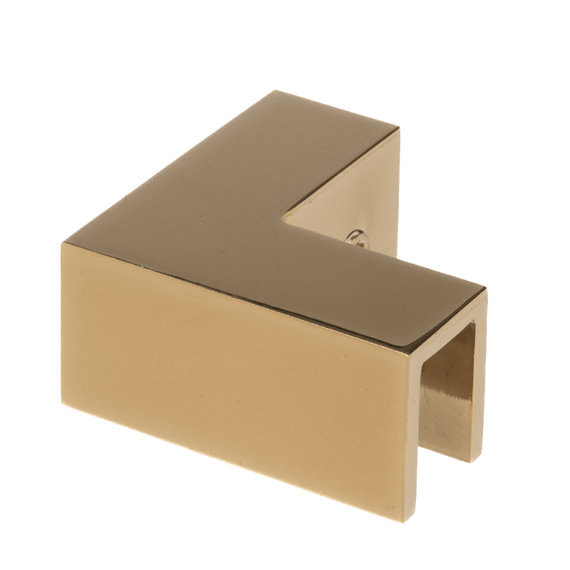 AURORA 90º Glass to Glass Sleeve Over Clamp