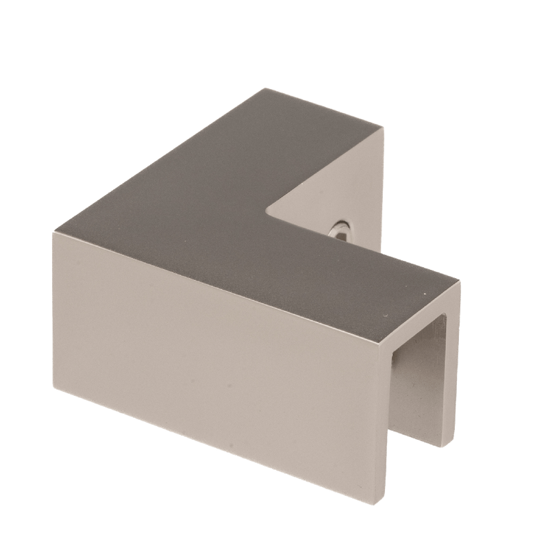 AURORA 90º Glass to Glass Sleeve Over Clamp